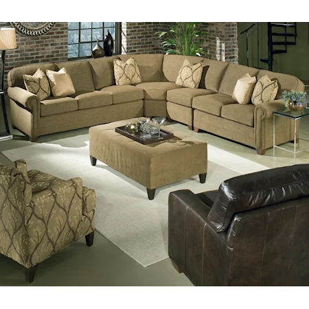 4 Piece Customizable Sectional